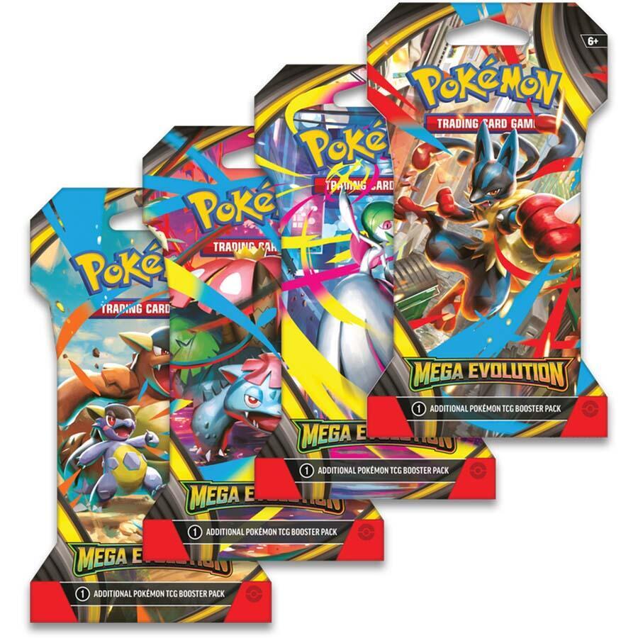 Pokémon TCG: Mega Evolution 2 – Phantasmal Flames: Sleeved Booster [Set of 4]