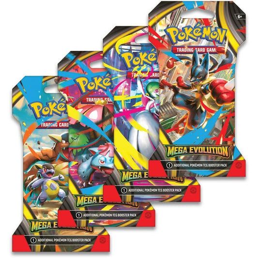 Pokémon TCG: Mega Evolution 2 – Phantasmal Flames: Sleeved Booster [Set of 4]