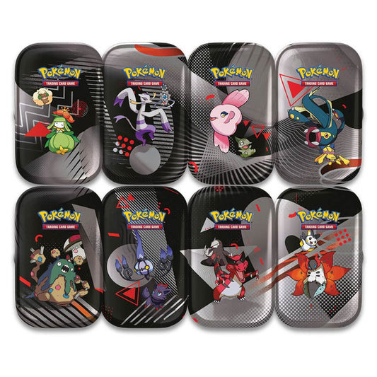Pokémon TCG: Scarlet & Violet 10.5: Unova Mini Tin Display (8)