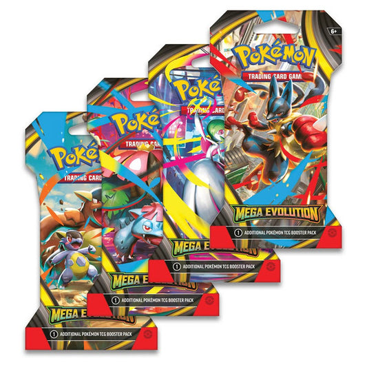 Pokémon TCG: Mega Evolution 1 – Sleeved Booster [Set of 4]