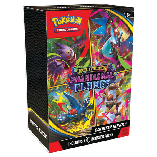 Pokémon TCG: Mega Evolution 2 – Phantasmal Flames: Booster Bundle